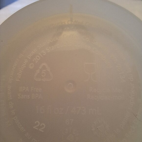 2013 Starbucks Halloween 16oz Reusable Glow In The Dark Hot Cup Limited Edition - Picture 4 of 5
